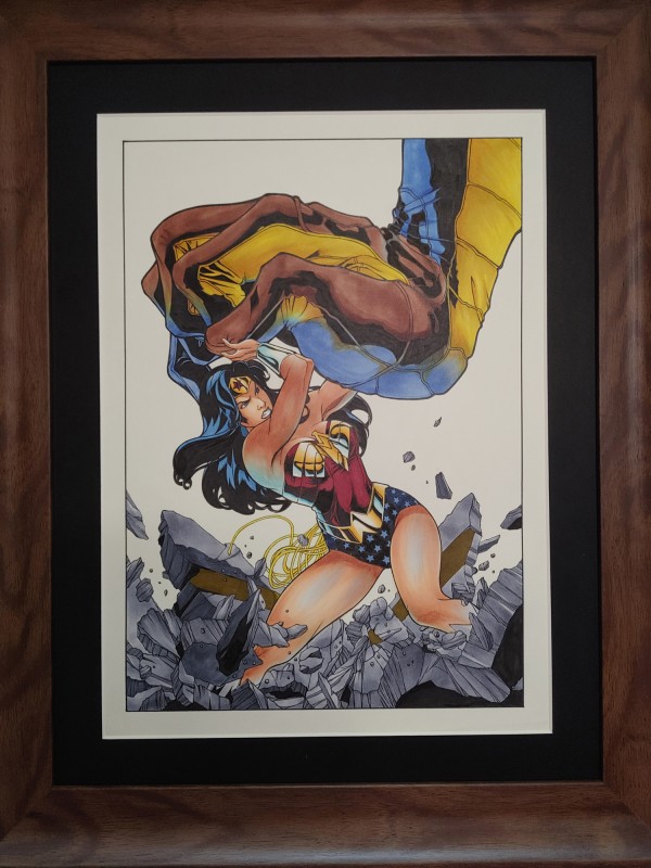 Asura's DC Wonder Woman Hot Sexy Hand drawing with marker