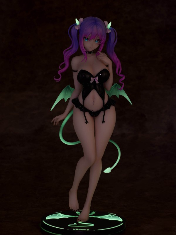 MOMOROSER Glowing Little Succubus Momoko-chan Hot Sexy 1/6 Statue