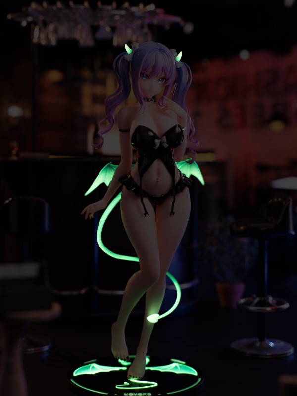 MOMOROSER Glowing Little Succubus Momoko-chan Hot Sexy 1/6 Statue