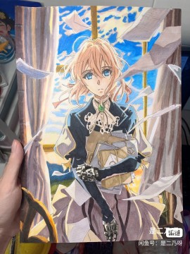 Nino's Violet Evergarden Hot Sexy Hand drawing with marker