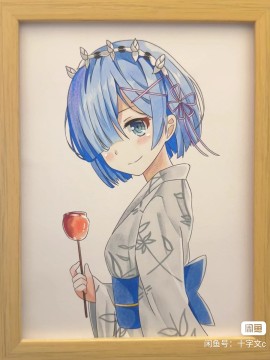 JYUMONJI's Rem Hot Sexy Hand drawing with marker