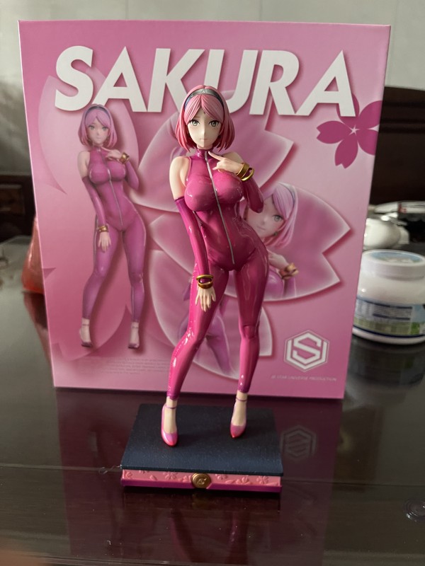 Star Universe Studio Naruto Haruno Sakura Gel Coat Series Hot Sexy 1/6 Statue