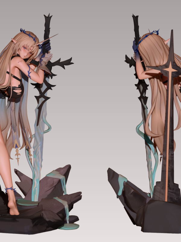 Miyin Studio Wuthering Waves Fleurdelys Hot Sexy 1/4 Statue