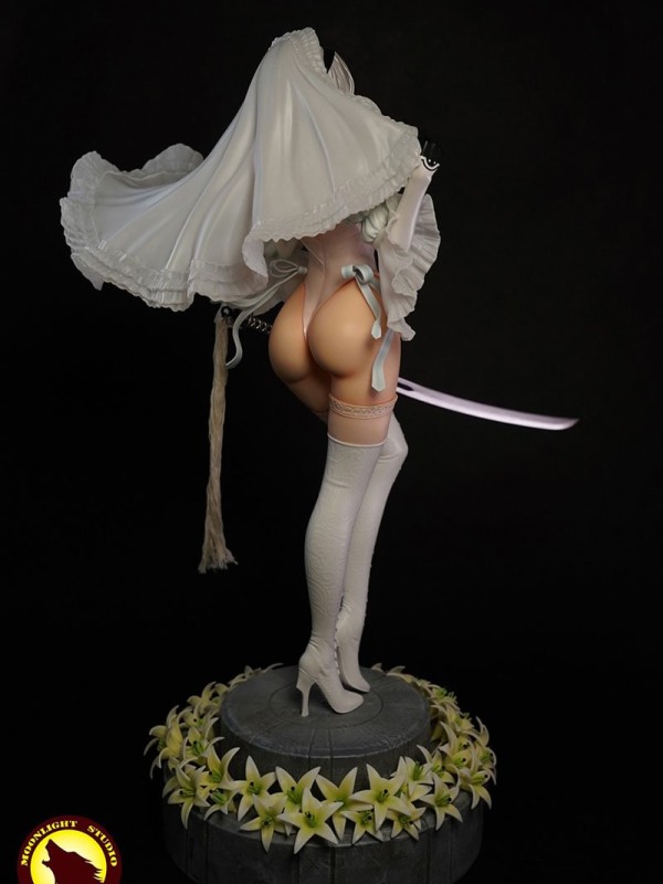 MOONLIGHT STUDIO MLS003 Hot Sexy Nier Automata 2B Wedding Wear 1/4 Scale Statue