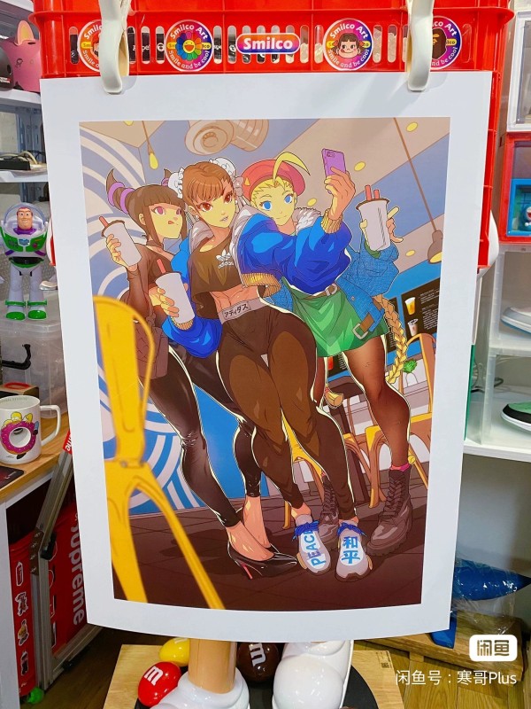 Street Fighter Chun-Li Cammy Juri Poster