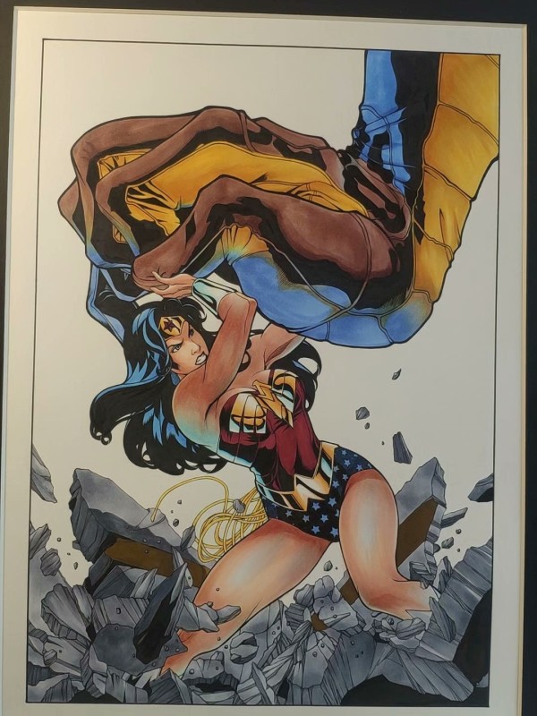 Asura's DC Wonder Woman Hot Sexy Hand drawing with marker