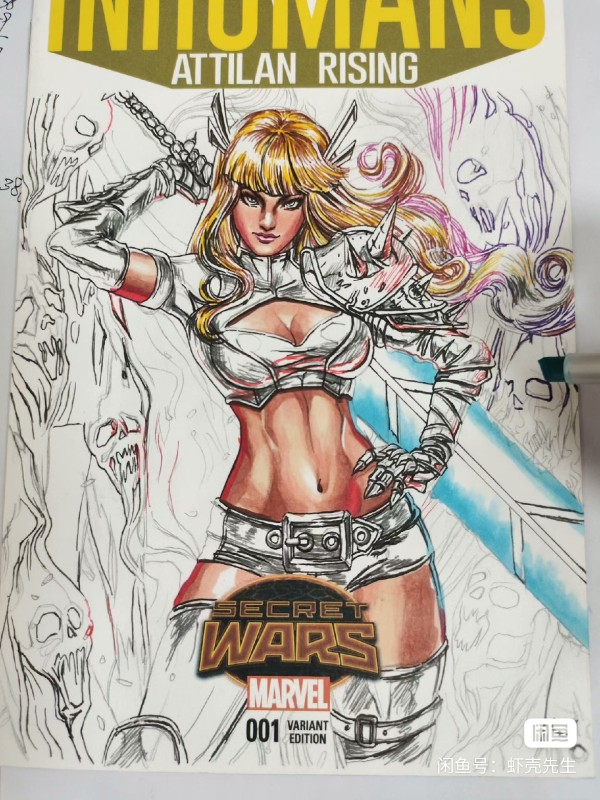 XiaKe's Marvel Magik Illyana Rasputine Hot Sexy Hand drawing with marker