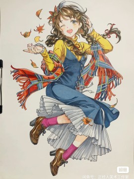 Honest's Morikura En POP-UP STORE Girl Dance in Autumn Hot Sexy Hand drawing with marker