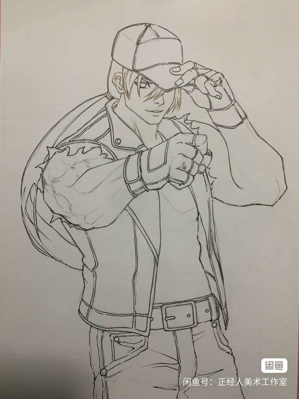 Honest's The King Of Fighters 97 Terry Bogard Hand drawing with marker