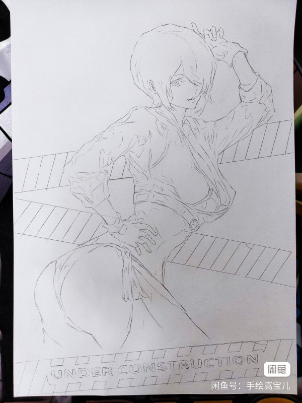 SongBao's The King Of Fighters Angel Hot Sexy Hand drawing with marker