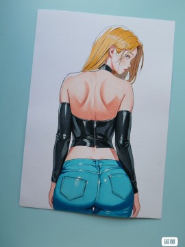 HuiYan's Hot Sexy Girl Hand drawing with colored pencil