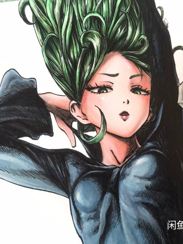 Seven's ONE PUNCH-MAN Tatsumaki Hot Sexy Hand drawing with marker