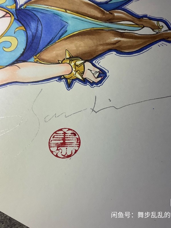 3rdFairy's Street Fighter Chun-Li Hot Sexy Hand drawing with marker