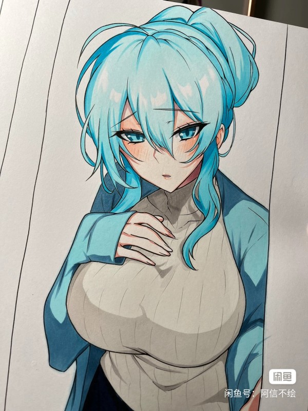 Xing's The Shy Snow Woman and the Cursed Ring Yuki Onna Yukino Hot Sexy Hand drawing with marker