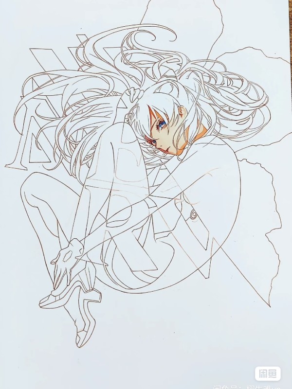 XuSheng's EVA Asuka Langley Soryu Hot Sexy Hand drawing with marker