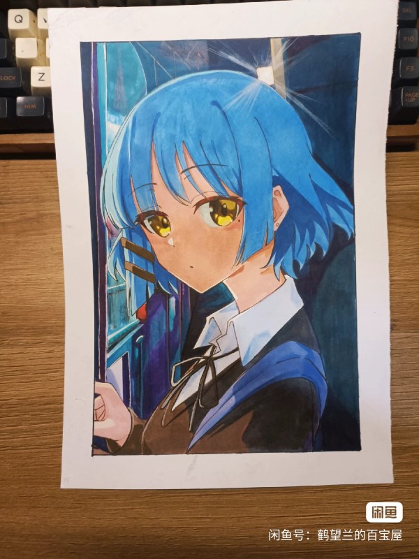 HeWanglan's Bocchi The Rock! Yamada Ryo Hot Sexy Hand drawing with marker