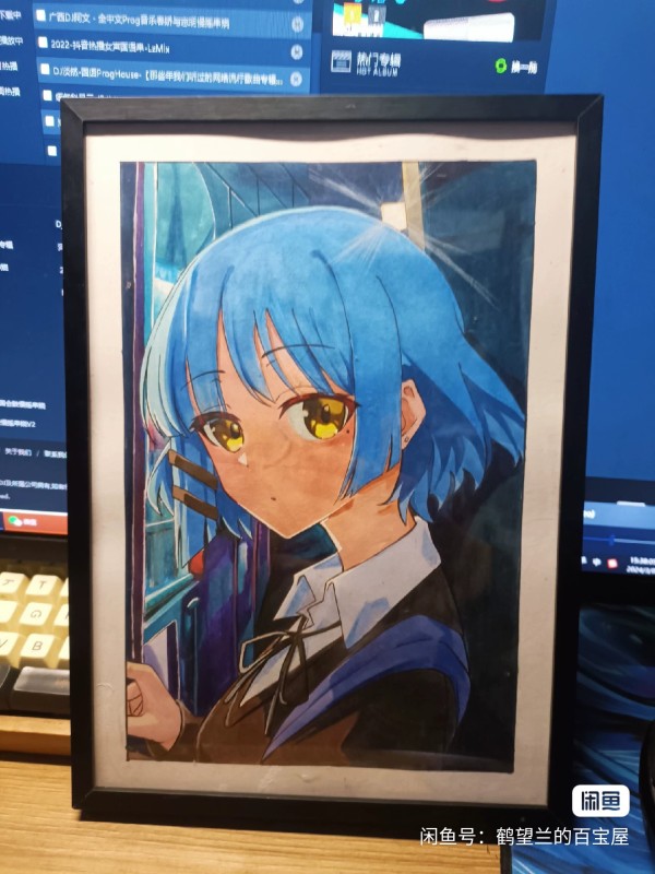 HeWanglan's Bocchi The Rock! Yamada Ryo Hot Sexy Hand drawing with marker