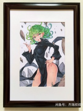 Jerry's ONE PUNCH-MAN Tatsumaki Hot Sexy Hand drawing with marker