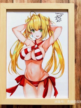 Jerry's Fate Nero in bikini Hot Sexy Hand drawing with marker