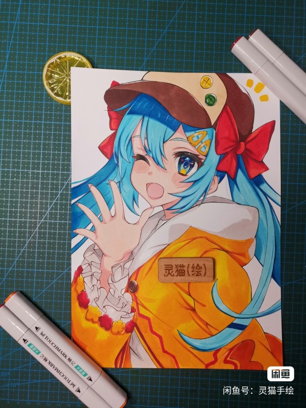 Civet's Hatsune Miku Hot Sexy Hand drawing with marker