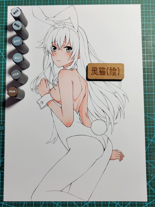 Civet's Bunny Girl Yukinoshita Yukino Hot Sexy Hand drawing with marker