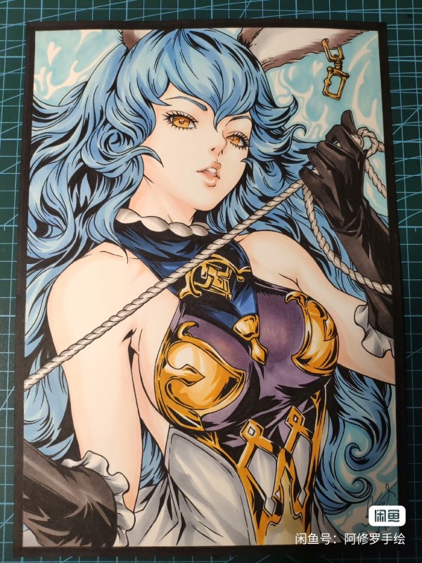 Asura's GRANBLUE FANTASY Ferry Hot Sexy Hand drawing with marker