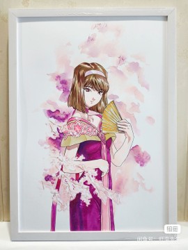 XiaKe's Sakura Wars Kanzaki Sumire Hot Sexy Hand drawing with marker