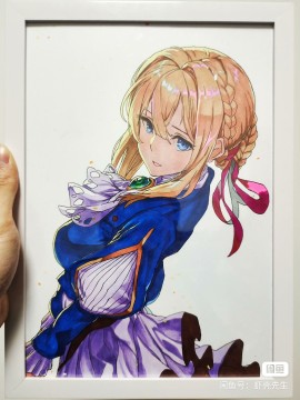 XiaKe's Violet Evergarden Hot Sexy Hand drawing with marker