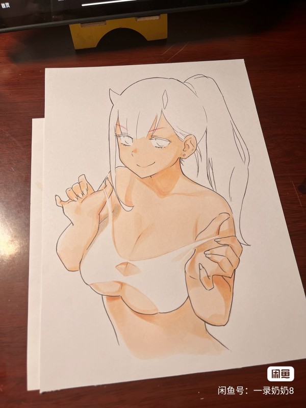 YiLu's DARLING in the FRANXX 002 Zero Two Hot Sexy Hand drawing with marker