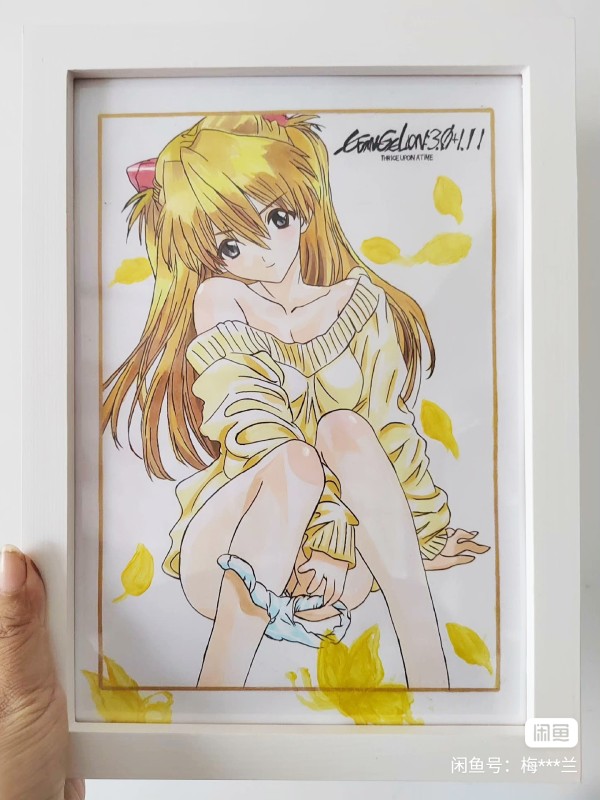 Oriental's EVA Asuka Langley Soryu Hot Sexy Hand drawing with marker 2