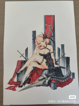 BaiCai's Azur Lane KMS Roon Hot Sexy hand drawing with marker