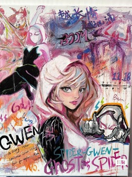 DaYun's Marvel Spider-Gwen Gwen Stacy Hot Sexy Painting
