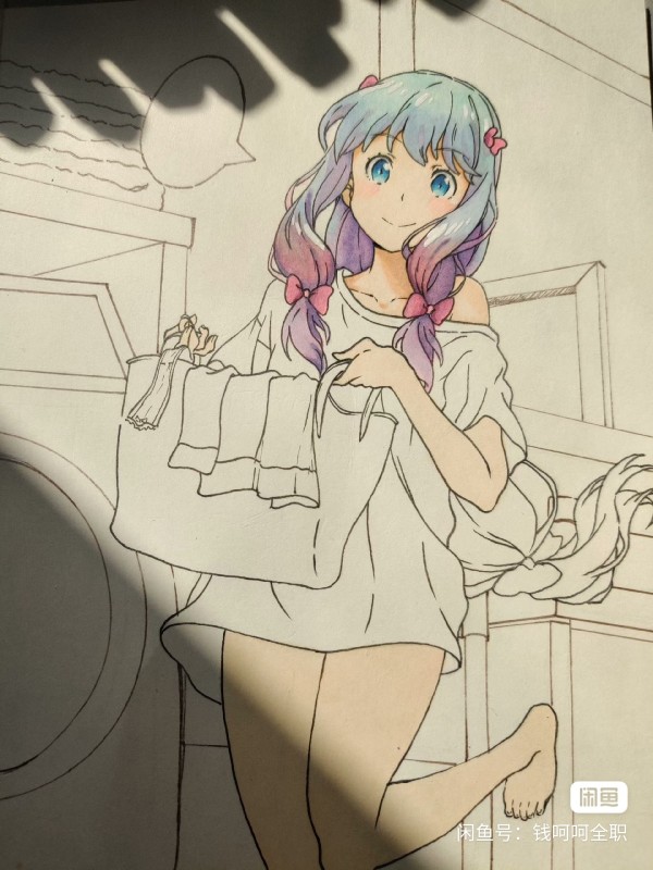 Money's Eromanga Sensei Izumi Sagiri Hot Sexy Hand drawing with marker