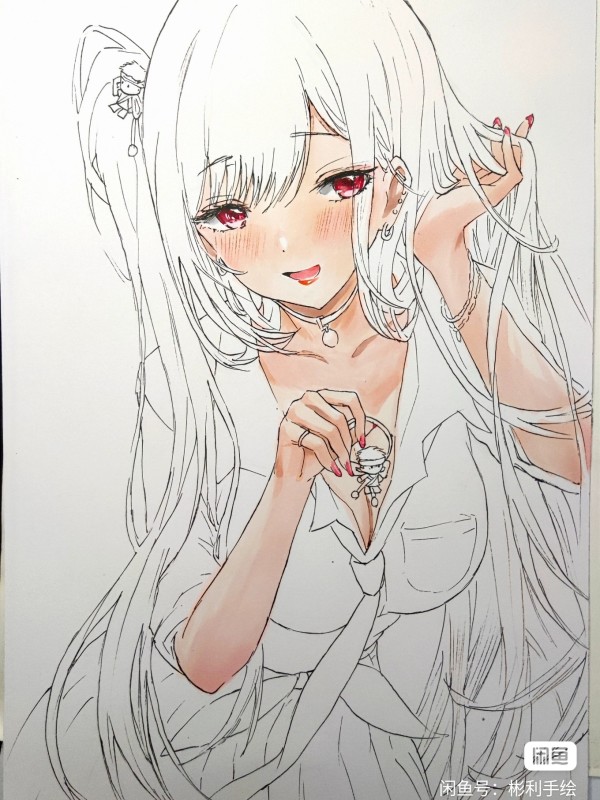 Bingli's My Dress-Up Darling Kitagawa Marin Hot Sexy Hand drawing with marker