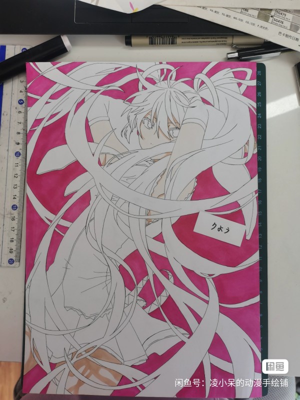 Lingxiaodai's Hatsune Miku Hot Sexy Hand drawing with marker