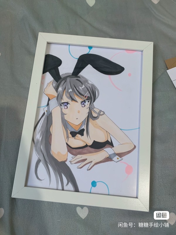 Suger's Bunny Girl Sakurajima Mai Hot Sexy Hand drawing with marker