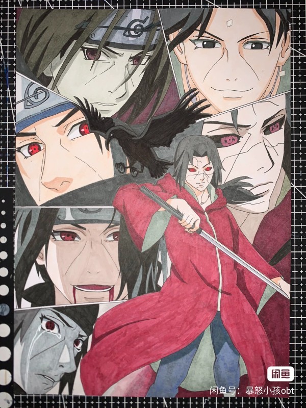 Obt's NARUTO Family Portrait Hand drawing with marker