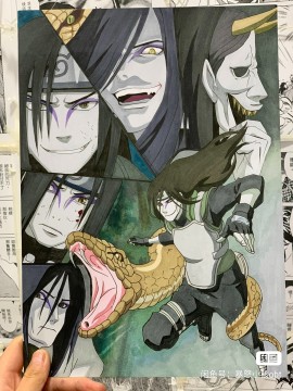 Obt's NARUTO Orochimaru Hand drawing with marker