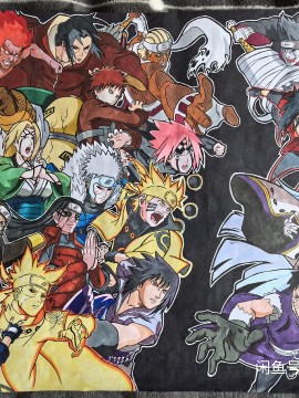 Xiao's NARUTO Huge Family Portrait Hand drawing with marker