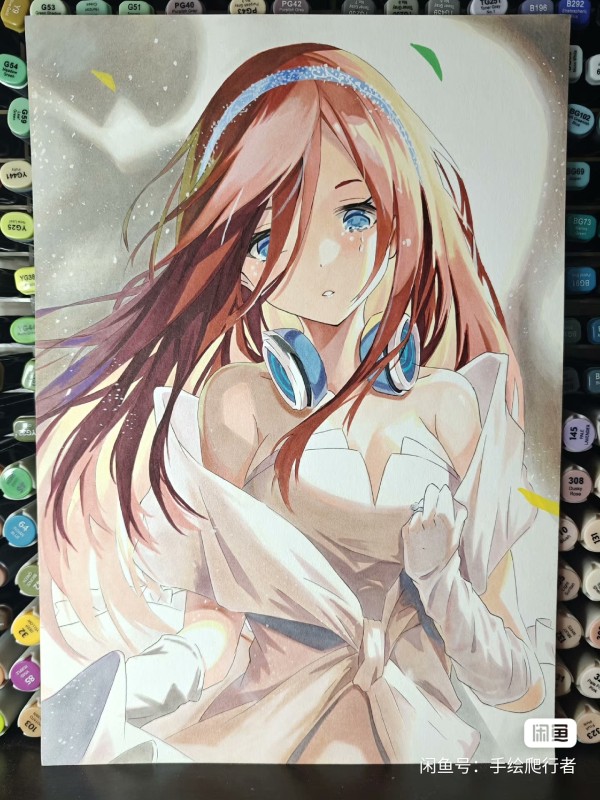 Crawler's The Quintessential Quintuplets Nakano Miku Hot Sexy Hand drawing with marker