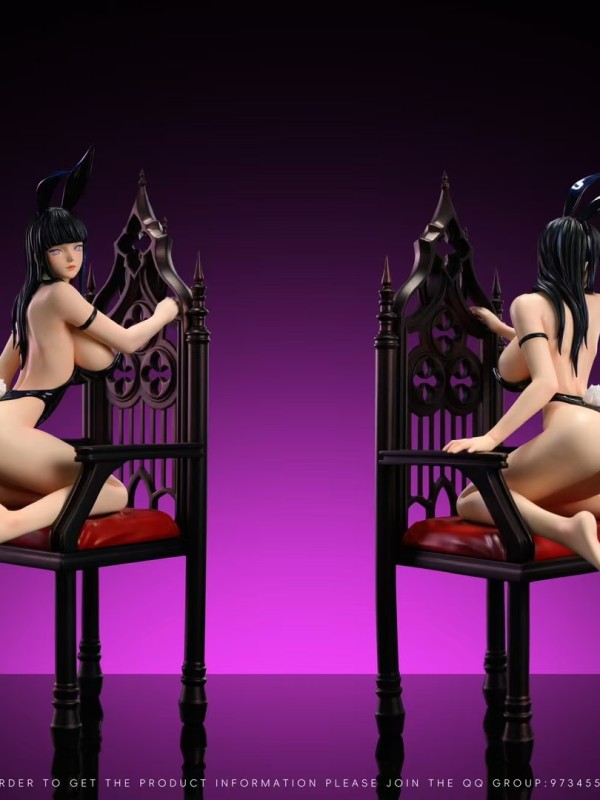 CD Studio Naruto Hyuga Hinata Gel Bunny Girl Hot Sexy 1/6 Statue